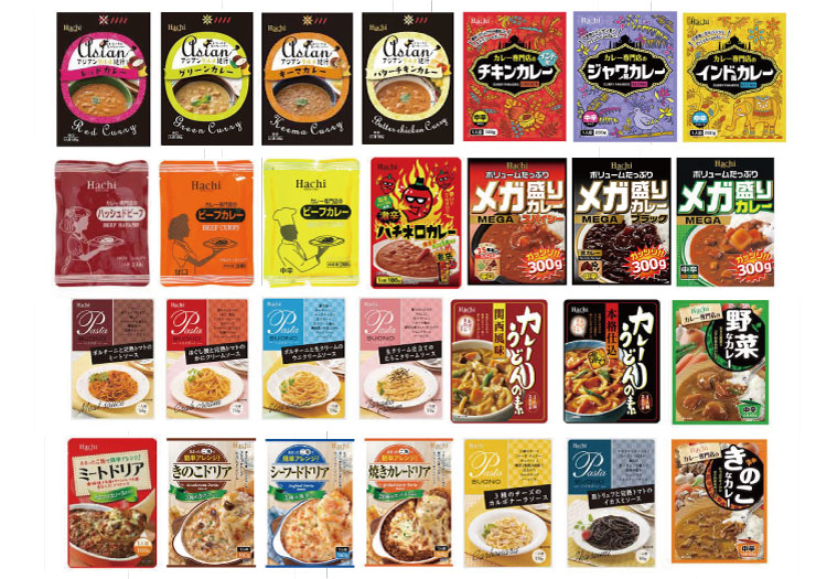 対象レトルト食品