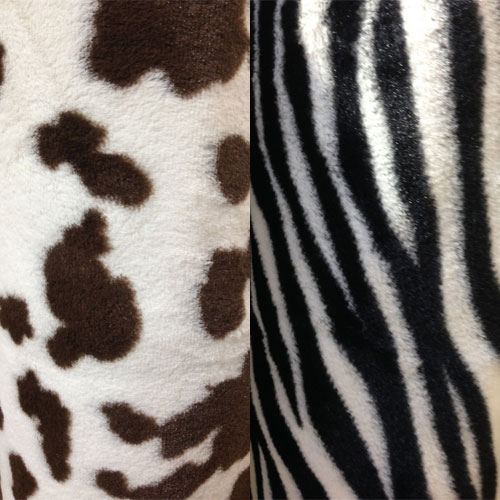 絨毯 カウ ゼブラ