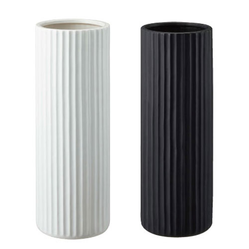 陶器傘立て スリムストライプ