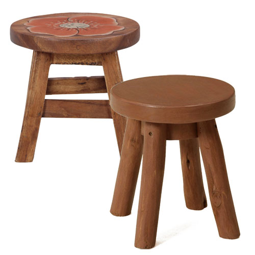 木製スツール 86733/71152