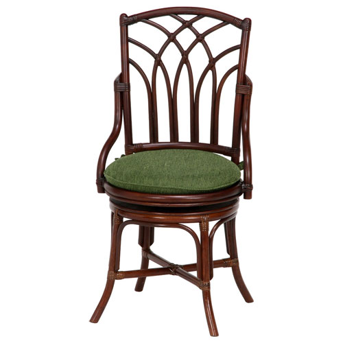 ラタンダイニング回転チェアー 96744