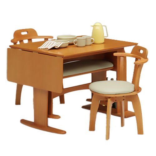 Nウイング120 EXベンチ 食卓4点