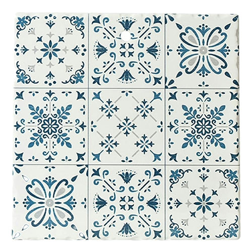 セラミック鍋敷き角タイルコラージュ