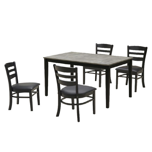 MAL5 STONE134 ダイニング5点セット