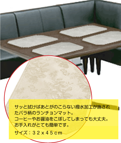 ランチョンマットプレゼント