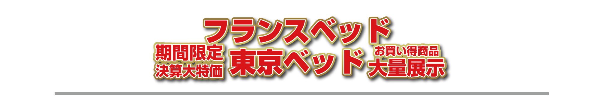 フランスベッド・東京ベッド　期間限定決算大特価！お買い得商品大量展示