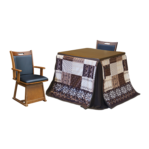 しぐれ肘付き つむぎ こたつ